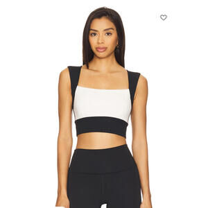 Nylora Marta Top black and ivory cropped